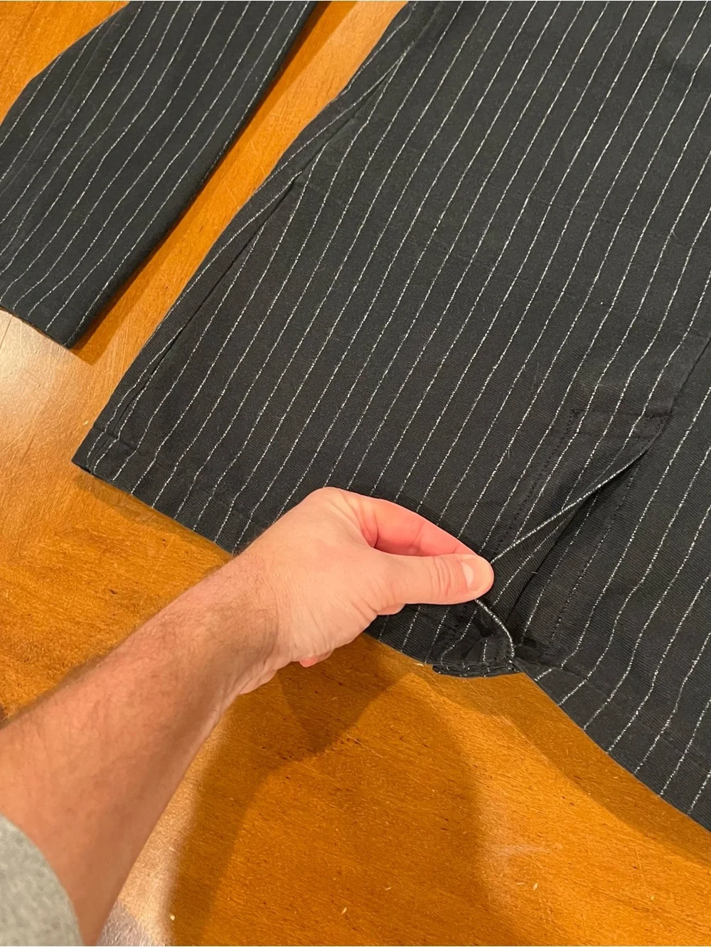 NWT Ralph Lauren Cotton Knit Striped 3-Button Unstructured Blazer Flatiron Large
